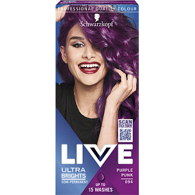 Schwarzkopf Live Ultra Brights farba do włosów Rebelská fialová 094