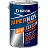 Detecha Superkov Satin 2v1 podstawowa i wierzchnia farba na metal, półpołysk, Ral 8017 brązowa czekolada, 5 kg