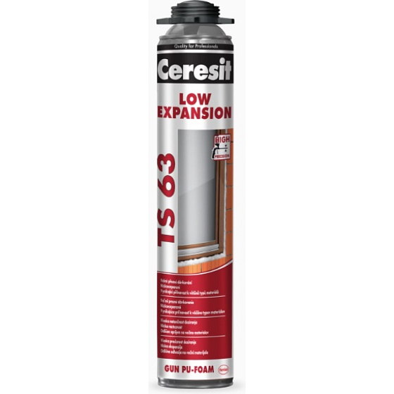 CERESIT TS 63, Niskorozprężeniowa pianka montażowa, 750ml