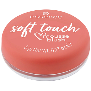Essence piankowy róż do policzków soft touch 30 Coral Crush, 5 g