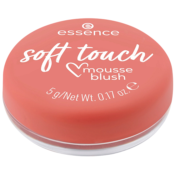 Essence piankowy róż do policzków soft touch 30 Coral Crush, 5 g