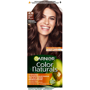Garnier Color Naturals Creme farba do włosów, odcień ciemny lodowy mahoniowy 4,15
