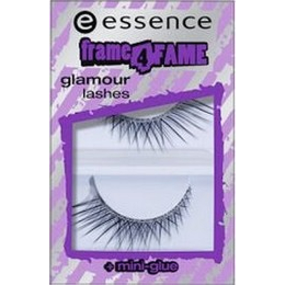 Essence Frame for Fame Umělé řasy 02 Glamour Lashes 1 pár + mini lepidlo 1 ml