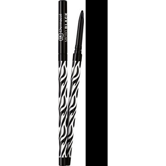 Dermacol Black Sensation automatická mikrotužka na oči odstín černá 2,98 g
