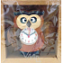 Nekupto Jolo Natura hodiny Sova 17 x 17 cm