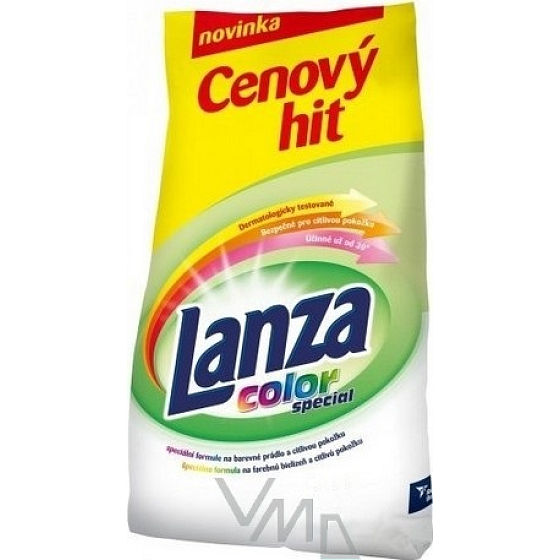 Lanza Special Color prací prášek na barevné prádlo a citlivou pokožku 8,3 kg