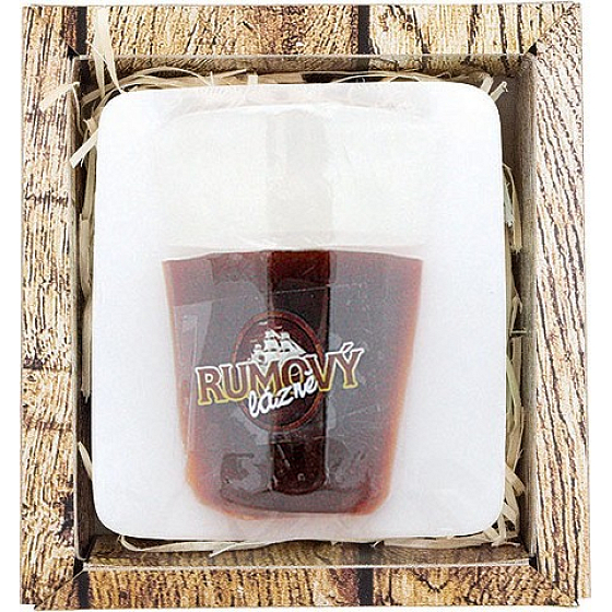 Bohemia Gifts Rumový panák ručně vyráběné mýdlo v krabičce 70 g