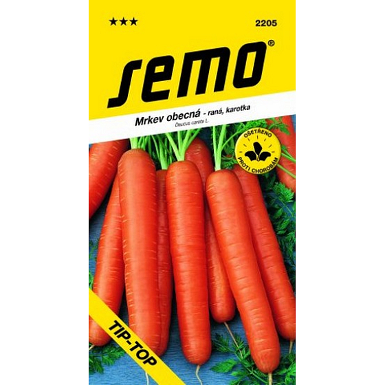 Semo Marchew zwyczajna wczesna, marchew Nantes 3 Tip-Top 1,5 g