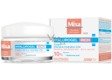 Mixa Hyalurogel Rich intensywnie nawilżający krem do twarzy dla wrażliwej skóry 50 ml
