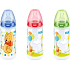 Nuk First Choice Disney Pú silikonové pítko 0-6 měsíců láhev plastová 300 ml