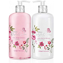 Baylis & Harding Růže, Mák a Vanilka tekuté mýdlo 300 ml + mléko na ruce 300 ml, kosmetická sada
