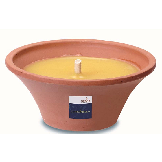 Spaas Citronela repelentní vonná svíčka Terakota 150 x 65 mm
