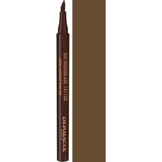 Dermacol 16H Microblade Tattoo Eyebrow Pen fix na brwi 01 1 ml
