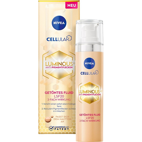 Nivea Cellular Luminous630 krem tonujący przeciw plamom pigmentowym 40 ml