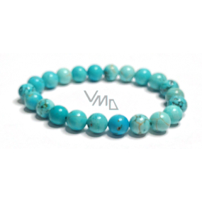 Bransoletka turquenit elastyczna naturalny kamień, kuleczka 8 mm / 16 - 17 cm, kamień młodych ludzi, szukający życiowy cel Bransoletka turquenit elastyczna naturalny kamień, kuleczka 8 mm / 16 - 17 cm, kamień młodych ludzi, szukający życiowy cel