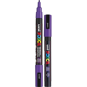 Posca Uniwersalny akrylowy pisak 0,9 - 1,3 mm Fioletowy PC-3M
