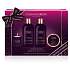 Baylis & Harding Fík a Granátové jablko pěna do koupele 300 ml + sprchový krém 300 ml + mléko na ruce a tělo 50 ml + vonná svíčka 60 g, kosmetická sada pro ženy