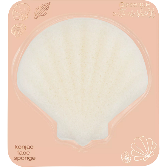 Essence Cute as Shell konjaková houbička na čištění obličeje 1 kus