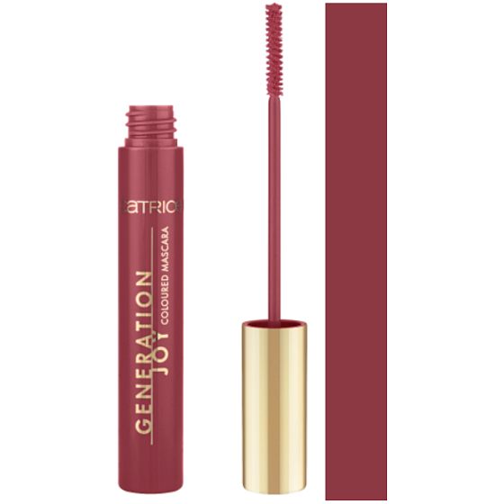 Catrice Generation Joy barevná řasenka C01 Dark Red 10 ml