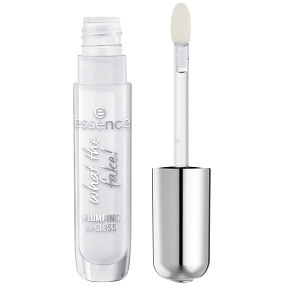 Essence what the fake! błyszczyk do ust PLUMPING 100 Sheer Genius, 4 ml