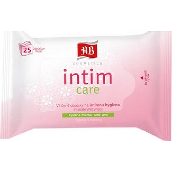 Ab Intim Care čisticí ubrousky 25 kusů