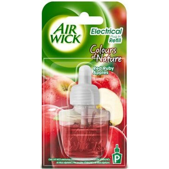 Air Wick Rubínově červená jablka elektrický osvěžovač náhradní náplň 19 ml