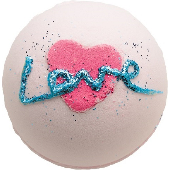 Bomb Cosmetics Wszystko, co potrzebujesz, to miłość - All You Need is Love Musująca kula do kąpieli 160 g