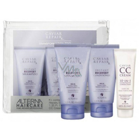 Alterna Caviar RepaiRx Transformation šampon na vlasy 40 ml + kondicionér na vlasy 40 ml + CC Cream 25 ml, cestovní dárková sada Alterna Caviar RepaiRx Transformation šampon na vlasy 40 ml + kondicionér na vlasy 40 ml + CC Cream 25 ml, cestovní dárková sada