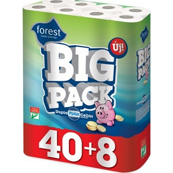 Forest Bick Pack toaletní papír 2 vrstvý 150 útržků 48 kusů