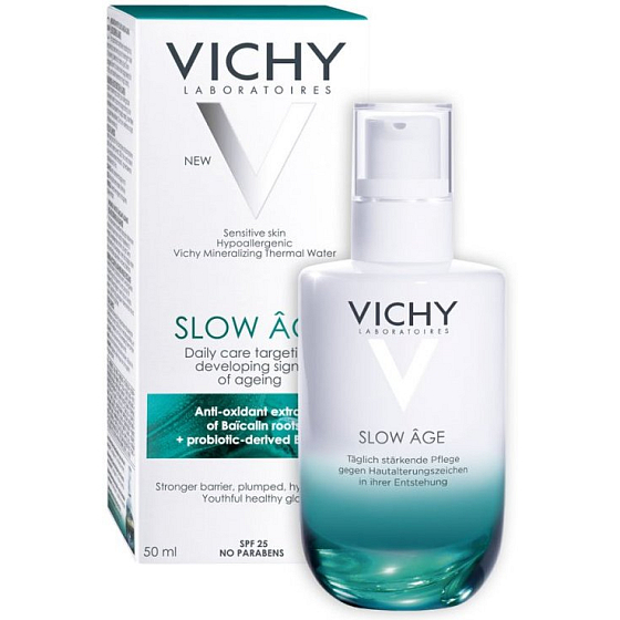 Vichy Slow Age SPF 25 denní fluidní péče zpomalující projevy stárnutí pleti 50 ml