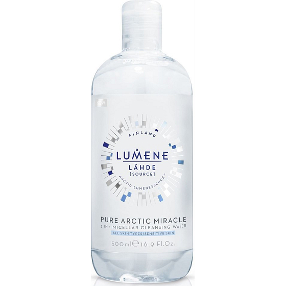 Lumene Source Pure Arctic 3v1 čisticí micelární voda 500 ml