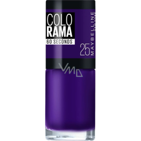 Maybelline Colorama rychleschnoucí, dlouhotrvající lak na nehty 25 Plum 7 ml