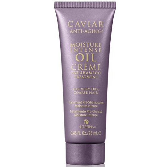 Alterna Caviar Moisture Intense Oil Treatment olejová intenzivní kaviárová hydratační kúra pro velmi suché, hrubé, nepoddajné vlasy 25 ml Mini
