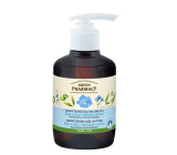 Green Pharmacy Aloe Vera i Olej z lnianych nasion delikatny żel oczyszczający do twarzy 270 ml
