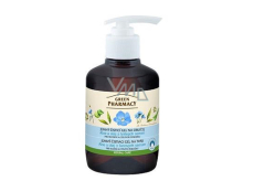 Green Pharmacy Aloe Vera i Olej z lnianych nasion delikatny żel oczyszczający do twarzy 270 ml