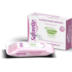 Saforelle Ubrousky pro intimní hygienu 10 kusů