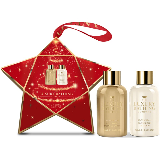 Grace Cole Wild Fig & Cranberry mycí gel 50 ml + tělové mléko 50 ml, kosmetická sada pro ženy