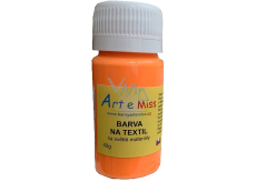 Art e Miss Farba do świecących tkanin 72 Neon pomarańczowy 40 g