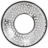 Yankee Candle Kensington Silver Punched Metal Illuma Lid prstenec ozdobný kovový na střední a velké vonné svíčky Classic 9 x 3 cm