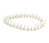 Kryształ matowy elastyczny z naturalnego kamienia, kulka 6 mm / 16 - 17 cm, kamień kamieni