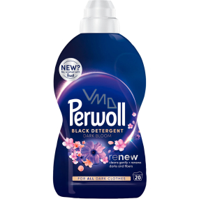 Perwoll żel do prania Renew Black do czarnych i ciemnych, 20 prań, 1000 ml