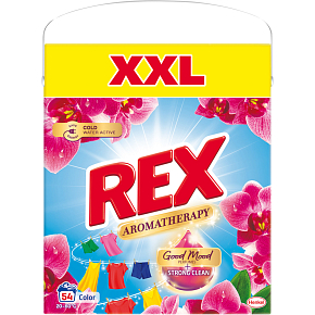 REX proszek do prania Aromatherapy Orchid Color BOX 54 prań, 2,97kg