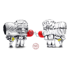 Charm Sterlingové stříbro 925 Disney Pixar UP Carl a Ellie, korálek na náramek film Charm Sterlingové stříbro 925 Disney Pixar UP Carl a Ellie, korálek na náramek film