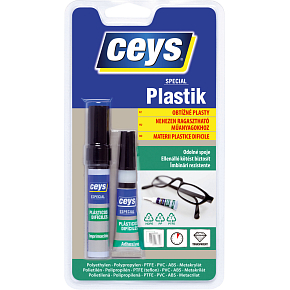 Ceys Special Plastik lepidlo na trudne plasty, 3 g + 4 ml