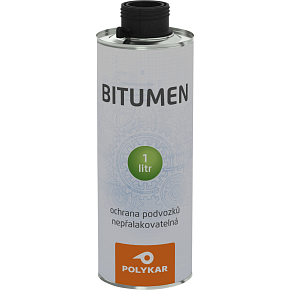 Polykar Bitumen natrysk ochrony podwozia samochodowego, kartusz, czarny, 1 l