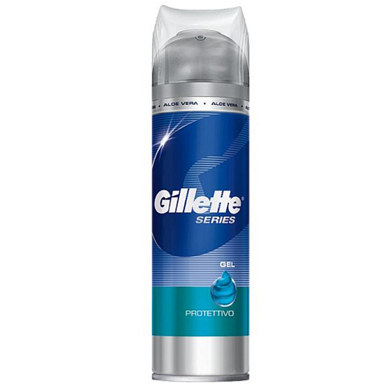 Gillette Blue Protection gel na holení pro muže 200 ml