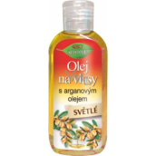 Bione Cosmetics Olejek arganowy z silikonem do jasnych włosów 80 ml