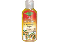 Bione Cosmetics Olejek arganowy z silikonem do jasnych włosów 80 ml