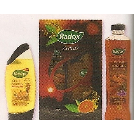 Radox Exotická sprchový gel 250 ml + pěna do koupele 500 ml, kosmetická sada