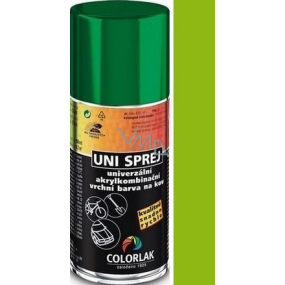 Colorlak Uni univerzální akrylkombinační barva sprej 5122 Zelená břízová 160 ml